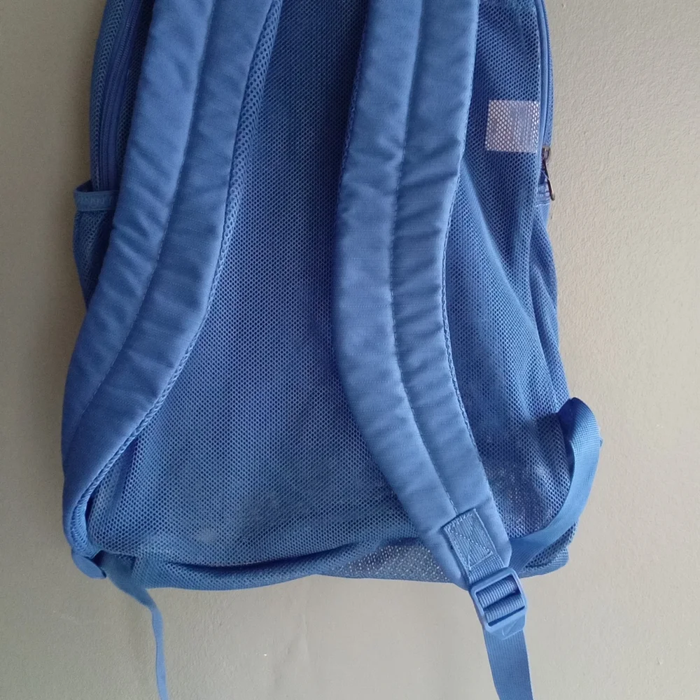 Nike Brasilia‎ Mesh Backpack Royal Blue Swoosh Logo BA5388-480